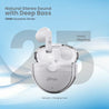 pTron Bassbuds Fute 5.1 Bluetooth Truly Wireless in Ear Earbuds with Mic 25Hrs Playtime, 13Mm Dynamic Driver, Immersive Audio, Touch Control, Voice Assistance, Ipx4 & Type-C Charging (White)