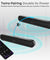 pTron Fusion Evo V2 10W Wireless Bluetooth Soundbar (Black)