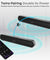 pTron Fusion Evo V2 10W Wireless Bluetooth Soundbar (Grey)