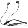 pTron Tangent Duo Bluetooth 5.2 Wireless in-Ear Earphones with Mic, 24Hrs Playback, 13mm Drivers, Punchy Bass, Type-C Port, Magnetic Earbuds, Voice Assistant, IPX4 & Integrated Controls (Black)