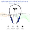 pTron Tangent Duo Bluetooth 5.2 Wireless in-Ear Earphones with Mic, 24Hrs Playback, 13mm Drivers, Punchy Bass, Type-C Port, Magnetic Earbuds, Voice Assistant, IPX4 & Integrated Controls (Black/Blue)