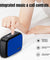 pTron Musicbot Lite 5W Mini Bluetooth Speaker with 6Hrs Playtime, Immersive Sound, 40mm Driver, Bluetooth v5.1 with Strong Connectivity, Portable Design, Integrated Music & Call Control (Blue)