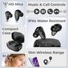 pTron Bassbuds B21 TWS Earbuds with Bluetooth 5.2, Immersive Sound, Stereo Calls, 24Hrs Playtime, In-Ear Wireless Headphones, Lightweight, Touch Control, Voice Assistance & IPX4 (Black)