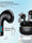 pTron Bassbuds Perl in-Ear TWS Earbuds with TruTalk ENC, Bluetooth 5.3 Wireless Headphone with Mic, Deep Bass, Low Latency, HD Stereo Call, Pinch Control & Type-C Fast Charging (Black)