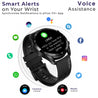 pTron Force X11P Bluetooth Calling Smartwatch with 3.3 cm Full Touch Display, Heart Rate Tracking, SpO2, 100s of Watch Faces, 5 Days Runtime, Fitness Trackers & IP68 Waterproof (Black)