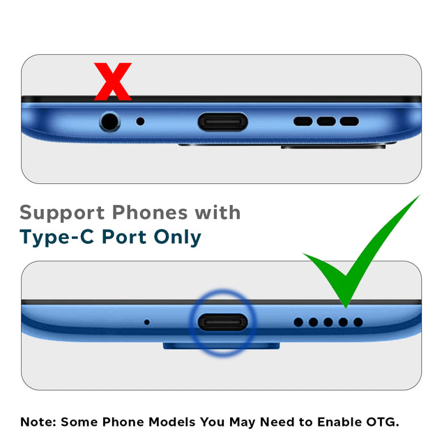 pTron Boom Buddy in-Ear Wired Earphones with Mic, Type-C Audio Connector, Immersive Stereo Sound with Deep Bass, 14mm Large Dynamic Drivers & 1.2M Nylon Braided Cable (Blue/Black)