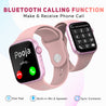 pTron Force X12S Bluetooth Calling Smartwatch, 4.6 cm Full Touch HD Display, Functional Crown, Real Heart Rate Monitor, SpO2, WatchFaces, 5 Days Battery Life, Fitness Trackers & IP68 Waterproof (Pink)