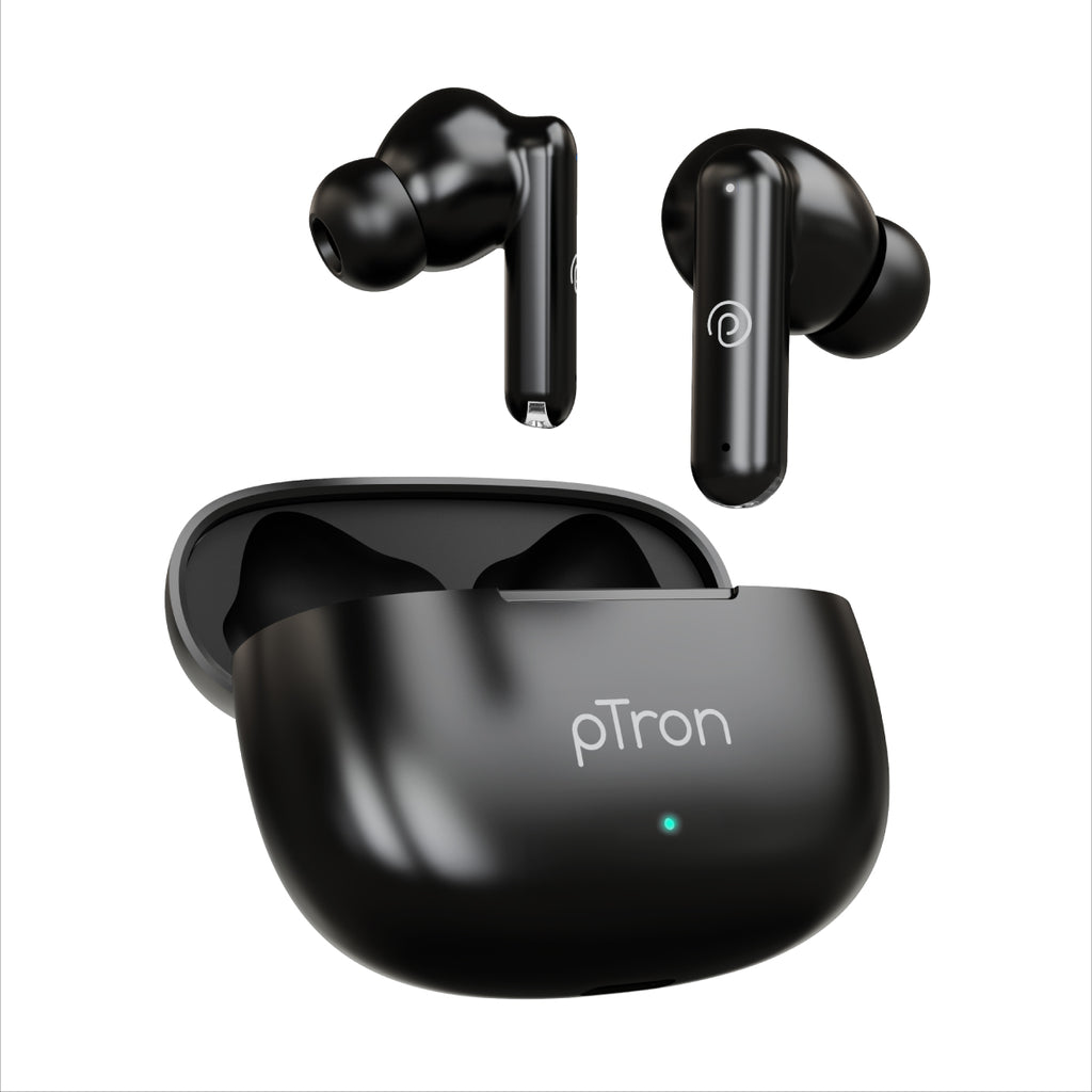 pTron Bassbuds Nyx in-Ear Wireless Headphone with 32Hrs Playtime, Imme -  pTron India