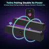 pTron Musicbot Evo with 10Hrs Playtime, Punchy Bass & Aux Port 10 W Bluetooth Soundbar  (Black)