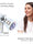 pTron Bassbuds Nyx in-Ear Wireless Headphone with 32Hrs Playtime, Immersive Audio, BT5.1, Stereo Calls, Touch Control TWS Earbuds, Digital Case & Type-C Fast Charging (White/Black)