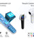 pTron Bassbuds Nyx in-Ear Wireless Headphone with 32Hrs Playtime, Immersive Audio, BT5.1, Stereo Calls, Touch Control TWS Earbuds, Digital Case & Type-C Fast Charging (White/Black)
