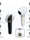 pTron Bassbuds Nyx in-Ear Wireless Headphone with 32Hrs Playtime, Immersive Audio, BT5.1, Stereo Calls, Touch Control TWS Earbuds, Digital Case & Type-C Fast Charging (White/Black)