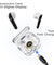 pTron Bassbuds Nyx in-Ear Wireless Headphone with 32Hrs Playtime, Immersive Audio, BT5.1, Stereo Calls, Touch Control TWS Earbuds, Digital Case & Type-C Fast Charging (White/Black)