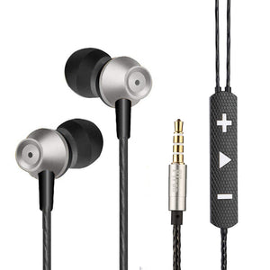 PTron HBE9 Headphone Stereo In Ear Earphone With 3.5mm Jack For All Smartphones (silver)