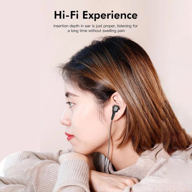 PTron Pride In-Ear Headphone With Noise Cancellation For All Smartphones (Black/Nickel)
