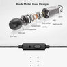 PTron Pride In-Ear Headphone With Noise Cancellation For All Smartphones (Black/Nickel)