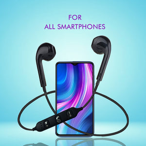 PTron Avento Bluetooth Headphones In-Ear Wireless Headset For All Smartphones (Black)