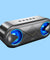 PTron Fusion Bluetooth 5.0 Surround Sound 10W Portable Wireless Speaker with LED Light (Black/Gold)
