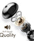 PTron Avento Bluetooth Headphones In-Ear Wireless Headset For All Smartphones (Black)