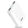 PTron Dynamo Z Dual USB 10000mAh Compact Power Bank for All Smartphones (White)