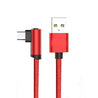 PTron Solero Lite 2A Data Cable L Shape Charging Cable For Android Smartphones (Red)
