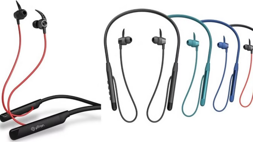 pTron Tangent Sports : दमदार साउंड और न्वाइज कैंसिलेशन वाला नेकबैंड, बैटरी बैकअप भी 60 घंटे का