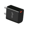 pTron Volta FC12 20W QC3.0 Smart USB Charger with 1m iOS USB Cable, Made in India, Auto-detect Technology, Multi-Layer Protection Travel Adapter, Fast Charging Power Adaptor for iOS Devices (Black)