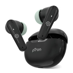 pTron Basspods Mojo TWS Earbuds (Black)