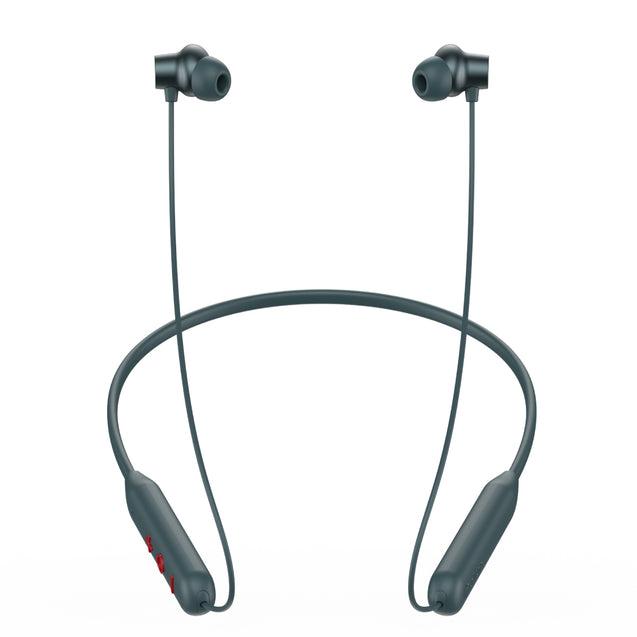 pTron Tangent Eon in Ear Bluetooth 5.3 Wireless Headphones, 45H Playtime, HD Mic & Trutalk AI-ENC Calls, Movie/Music Modes, Dual Device Pairing & Type-C Fast Charging & IPX5 (Grey)