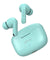 pTron Bassbuds Air In-Ear TWS Earbuds with 13mm Driver for Immersive Sound, 32Hrs Playtime, Clear Calls, Bluetooth V5.1, Touch Control, TypeC Fast Charging, Voice Assist & IPX4 Water Resistant (Mint Green)