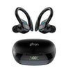 pTron Bassbuds Sports V4 Wireless in-Ear TWS Earbuds with Mic, TruTalk AI-ENC Stereo Calls, Game/Music Modes, 36Hrs Playtime, BT5.3, Type-C Fast Charging & IPX5 Water Resistant (Black)
