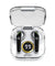 pTron Bassbuds Nyx in-Ear TWS Earbuds, Immersive Audio, Bluetooth 5.1 Wireless Headphones, HD Mic, 50ms Movie Mode, Digital Case, Type-C Fast Charging & IPX4 Water Resistant (Pearl White & Black)