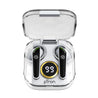 pTron Bassbuds Nyx in-Ear TWS Earbuds, Immersive Audio, Bluetooth 5.1 Wireless Headphones, HD Mic, 50ms Movie Mode, Digital Case, Type-C Fast Charging & IPX4 Water Resistant (Pearl White & Black)