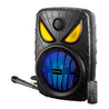 pTron Fusion Party Evo 80W Karaoke Bluetooth Party Speaker, 3M Wired Microphone, Punchy Bass, RGB Lights, USB/SD Card/AUX Playback, Auto TWS Function & Remote Control (Black)