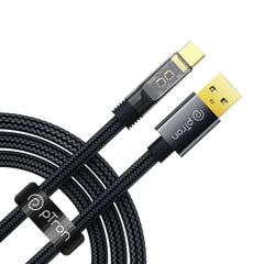 pTron Pace 65W USB to Type-C Cable 1M (Black)