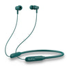 pTron Tangent Flex Bluetooth 5.3 Wireless In Ear Headphone with Mic, 38H Playtime, 13mm Driver, Dual Device Pairing Wireless Neckband, Type-C Charge, Magnetic Buds & IPX5 Water Resistant (Forest Green)