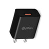 pTron Volta 12W Single Port USB Fast Charger, BIS Certified, Made in India Wall Charger Adapter, Universal Compatibility (Cable Not Included, Black)