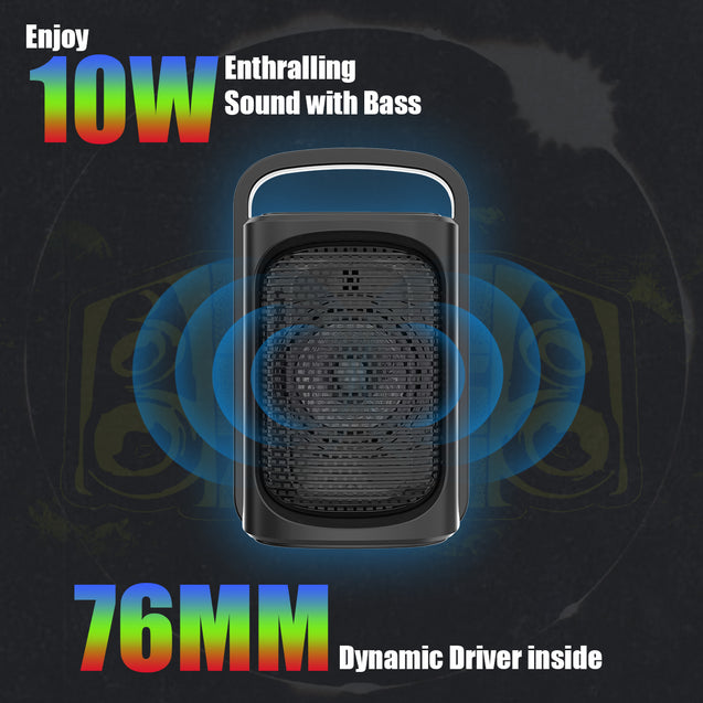 pTron Musicbot Partybox BT Speaker (Black)