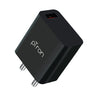pTron Volta FC12 20W QC3.0 Smart USB Charger with 1m iOS USB Cable, Made in India, Auto-detect Technology, Multi-Layer Protection Travel Adapter, Fast Charging Power Adaptor for iOS Devices (Black)