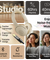 pTron Studio w/ 60Hrs Playtime, Wireless Over-Ear Headphones with HD Mic, Immersive Sound, 40mm Drivers, Bluetooth V5.4, Dual-Device Pairing, 3.5mm Aux Port, TF Card Slot & Type-C Fast Charging (Beige)