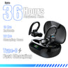 pTron Bassbuds Sports V4 Wireless in-Ear TWS Earbuds with Mic, TruTalk AI-ENC Stereo Calls, Game/Music Modes, 36Hrs Playtime, BT5.3, Type-C Fast Charging & IPX5 Water Resistant (Black)