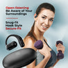 pTron Zenbuds Evo X2 Pro Open Ear Wireless Earbuds, SafeBeats Design, 4 QuadPro Mics with ENC Calls, 60H Playtime, Wraparound Audio, BT5.3 Headphones, Touch Control & Type C Fast Charging (Black)