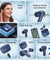 pTron Bassbuds Joy in-Ear Wireless Earbuds, Immersive Sound, 32Hrs Playtime, Clear Calls TWS Earbuds, Bluetooth V5.1 Headphone, Type-C Fast Charging, Voice Assist & IPX4 Water Resistant (Blue)
