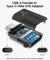 pTron Nexo USB 3.0 to Type C OTG Adaptor, 5Gbps High Speed Data Transfer, Compatible for All Type C Devices, Smartphones/Laptops/Tablets/Chargers, Sleek & Compact Design & Metal Alloy Build (Black)