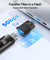 pTron Nexo USB 3.0 to Type C OTG Adaptor, 5Gbps High Speed Data Transfer, Compatible for All Type C Devices, Smartphones/Laptops/Tablets/Chargers, Sleek & Compact Design & Metal Alloy Build (Black)
