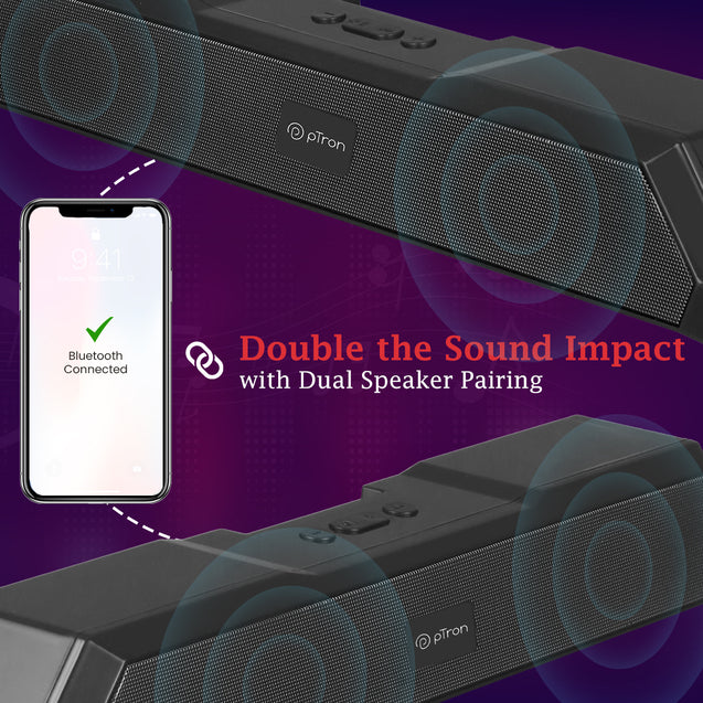 pTron Fusion Evo v4 Bluetooth Soundbar
