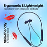 pTron Tangent Eon in Ear Bluetooth 5.3 Wireless Headphones, 45H Playtime, HD Mic & Trutalk AI-ENC Calls, Movie/Music Modes, Dual Device Pairing & Type-C Fast Charging & IPX5 (Dark Blue)