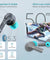 pTron Bassbuds Neo TWS Earbuds, HD Mic & TruTalk AI-ENC Calls, Immersive Sound, Game/Music Modes, 35H Playtime, in-Ear Bluetooth 5.3 Headphones, Type-C Fast Charging & IPX5 Water Resistant (Smoke Grey)