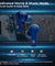 pTron Bassbuds Tango in-Ear TWS Earbuds, TruTalk AI-ENC Calls, Movie Mode, 40Hrs Playtime, Bluetooth 5.1 Headphone with HD Mics, Touch Control, IPX4 Water-Resistant & Type-C Fast Charging (Bold Blue)