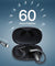 pTron Zenbuds Evo X2 Pro Open Ear Wireless Earbuds, SafeBeats Design, 4 QuadPro Mics with ENC Calls, 60H Playtime, Wraparound Audio, BT5.3 Headphones, Touch Control & Type C Fast Charging (Jet Black)